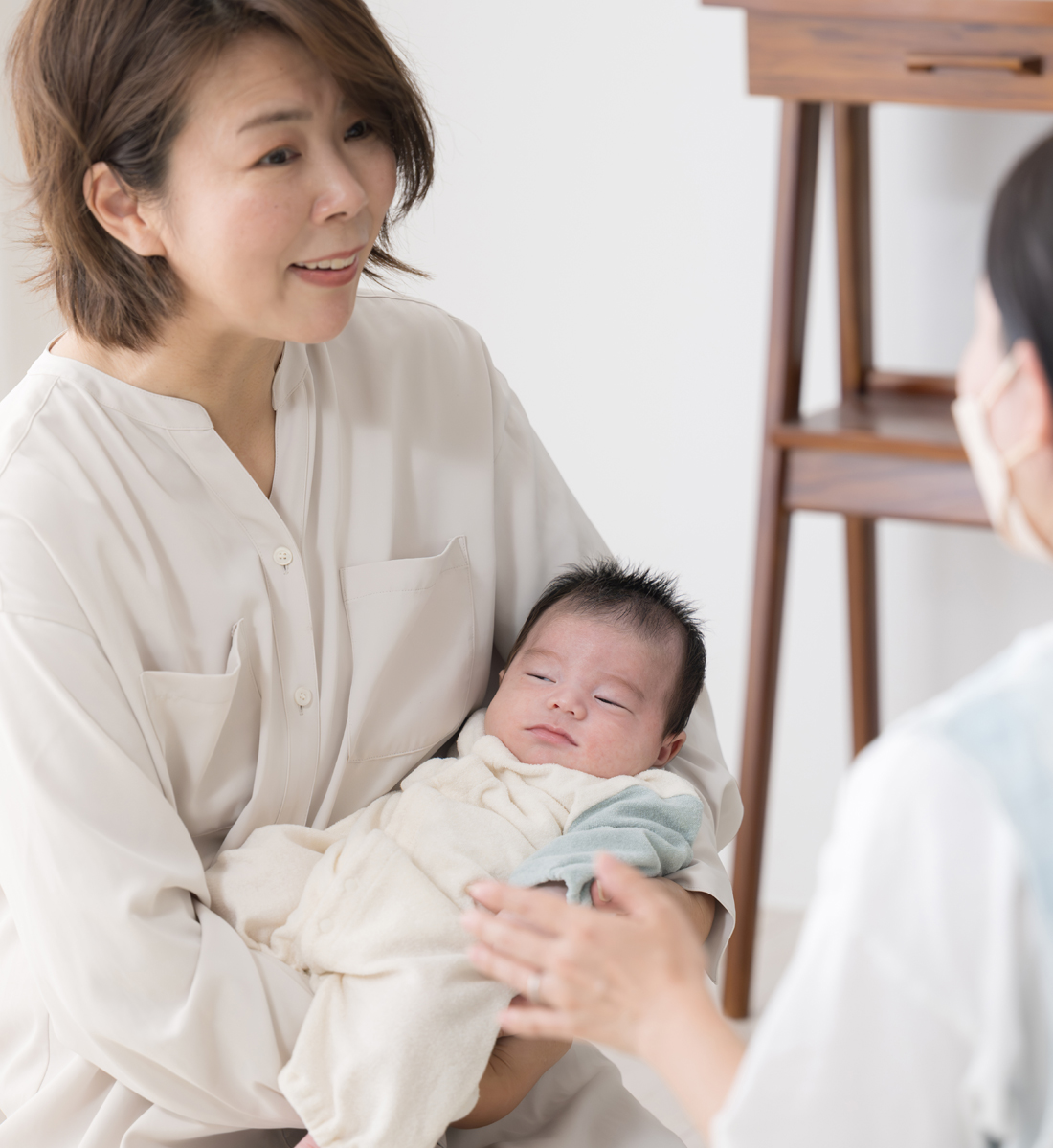 お子さまの歯や成長についても気軽に相談できる